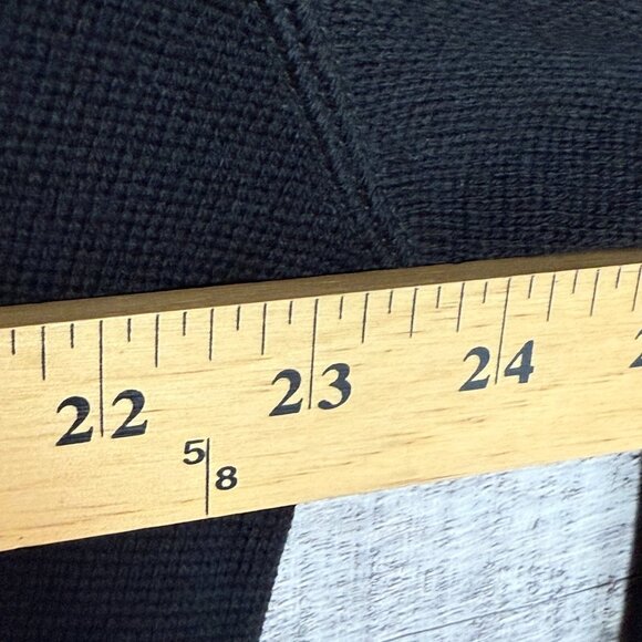 I Levrieri Merino Wool Sweater Mens Large Black Hiking Outdoors Made in Italy - Picture 8 of 8